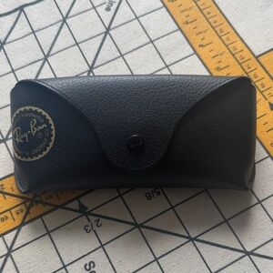 Ray-Ban Black Sunglasses Case with Logo Accent